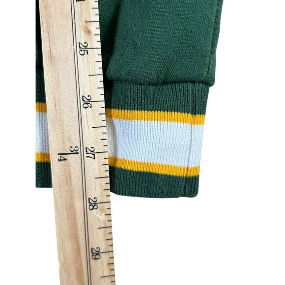 Green Bay Packers NFL Fleece Hooded Pullover Jacket Size S Embroidered Green - Picture 4 of 8